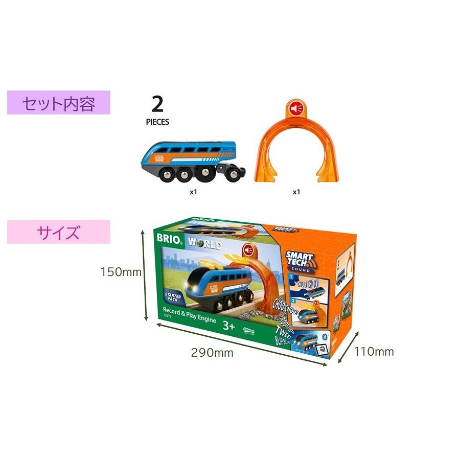 ブリオ BRIO 木のおもちゃ スマートテックサウンドエンジン 33971 レール 汽車 乗り物 機関車 知育玩具 木製玩具 おもちゃ 玩具 プレゼント ギフト | BRIO | 08