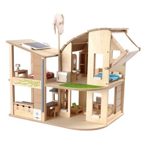 プラントイ（PLANTOYS） 家具付きグリーンドールハウス 7156 木の