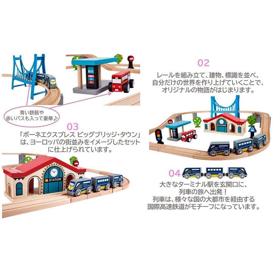 ボーネルンド Bornelund ボーネエクスプレス ビッグブリッジ タウン Bx 列車 知育玩具 木製玩具 木のおもちゃ プレゼント Bx ナビッピドットコム オンライン 通販 Yahoo ショッピング
