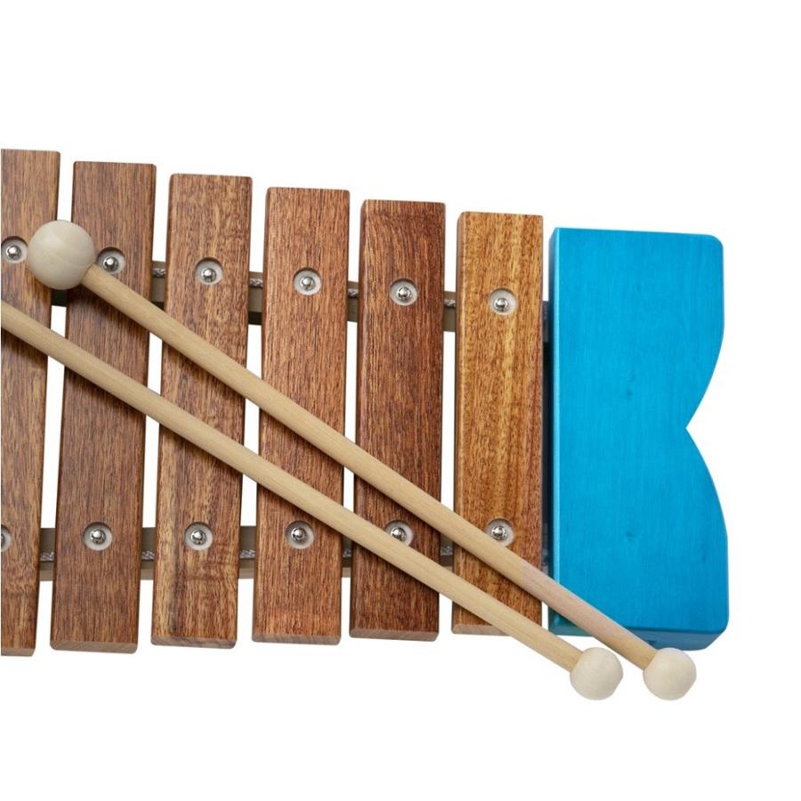 ボーネルンド オリジナル おさかなシロフォン 青 ブルー 木琴 知育楽器