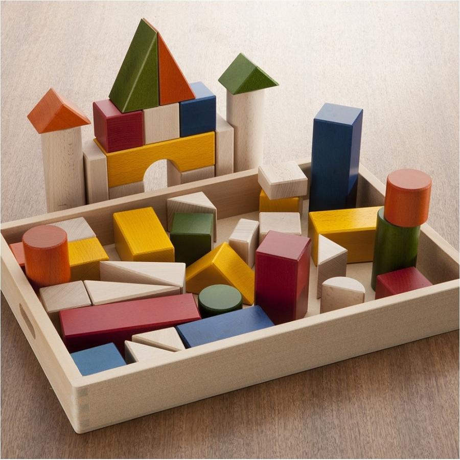 ボーネルンド オリジナル オリジナル積み木 カラー 積み木のほん付 知育玩具 BZID001