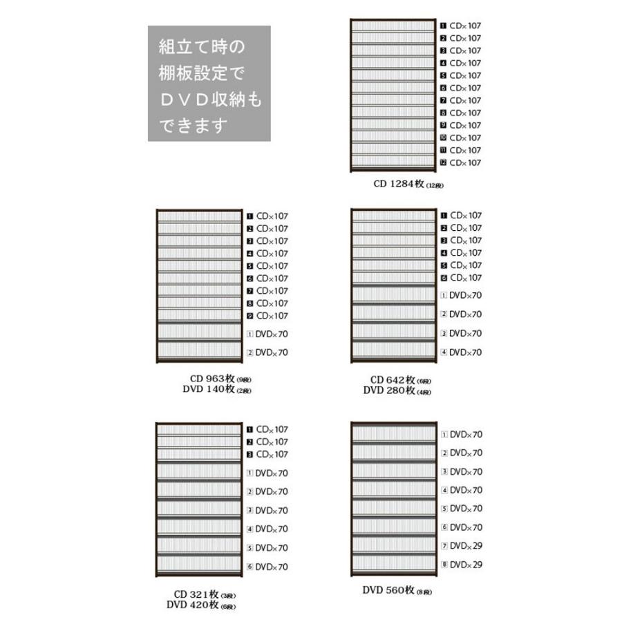 CDストッカー オークス ホワイト CS1284W 約1284枚収納可能 CDラック 国内正規品【代引不可】 | オークス | 02