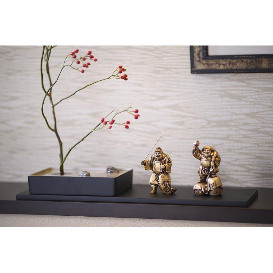 インテリア 置物 ナガエ 高岡銅器 七福神 恵比寿 開運 商売繁盛 大漁豊作 【代引不可】 |  | 03