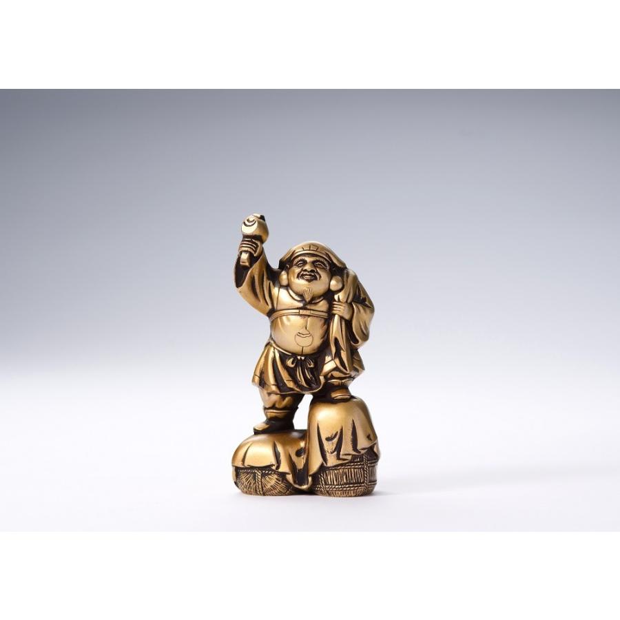 インテリア 置物 ナガエ 高岡銅器 七福神 大黒天開運 財運 お守り 【代