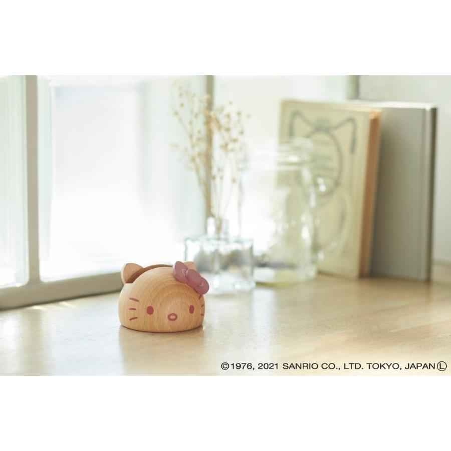 ハローキティ スマホスタンド ニチガン HELLO KITTY 木製雑貨 小物