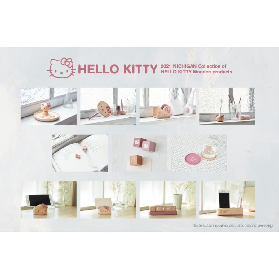 ハローキティ スマホスタンド ニチガン HELLO KITTY 木製雑貨 小物