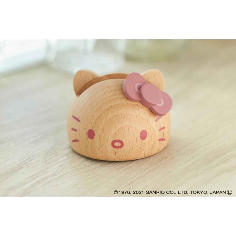 ハローキティ スマホスタンド ニチガン HELLO KITTY 木製雑貨 小物