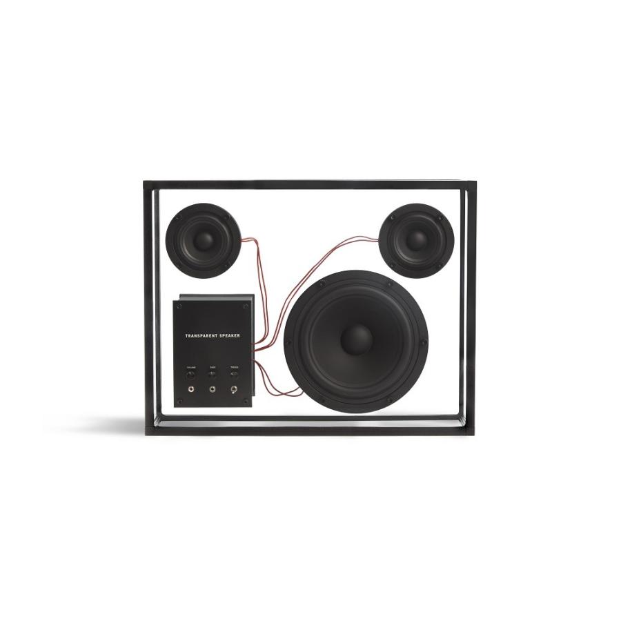TRANSPARENT SPEAKER Black/Red TPS-01 【レッドコード