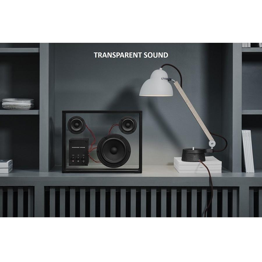 TRANSPARENT SPEAKER Black/Red TPS-01 【レッドコード