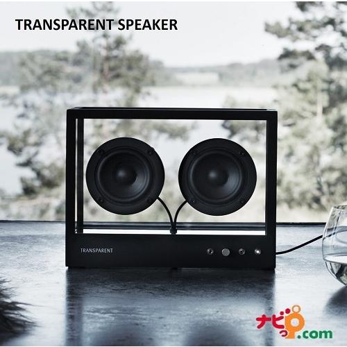 SMALL TRANSPARENT SPEAKER BLACK TPS-04 スモール トランスペアレントスピーカー ブラック Bluetoothスピーカー 高音質 ワイヤレススピーカー
