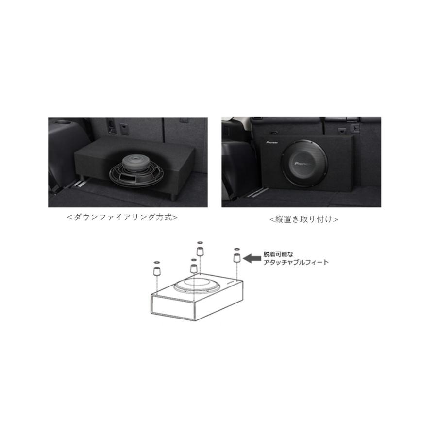 カロッツェリア パイオニア サブウーファー カーオーディオスピーカー