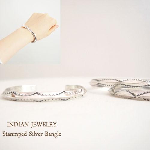 インディアンジュエリー★NABAJOナバホ★スタンプワークバングル★刻印あり Indian Jewelry / インディアンジュエリー | 【NAVAJO ナバホ族