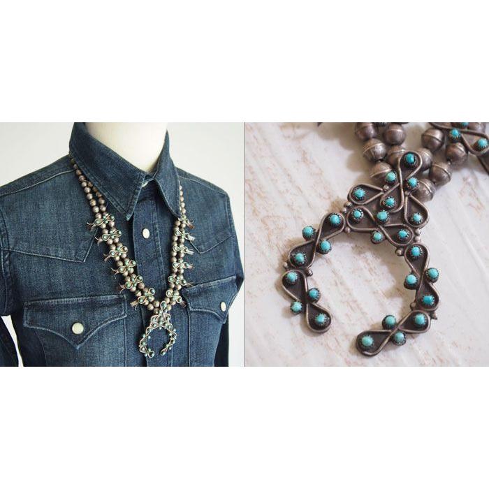 INDIAN JEWELRY】 インディアンジュエリー OLD PAWN NAVAJO スカッシュ