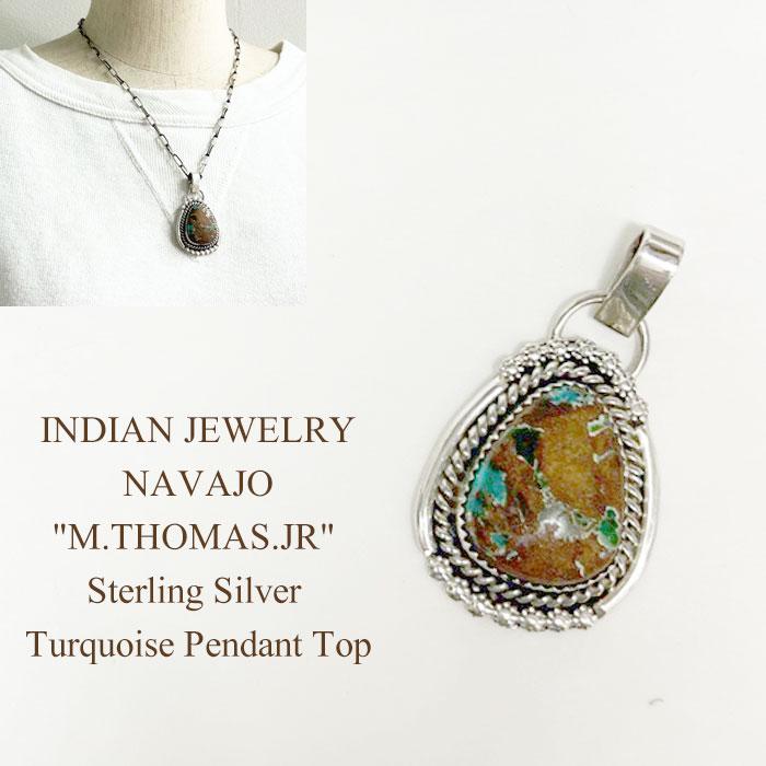NAVAJO S Cooke ナバホ ターコイズシルバーネックレス NAVAJO NAVAJO S Cooke ナバホ ターコイズシルバーネックレス ナバホ族