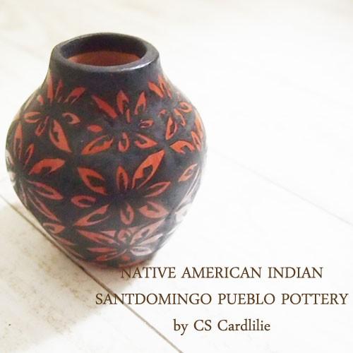 アメリカン インディアン ポタリー 壺Native American indian ST