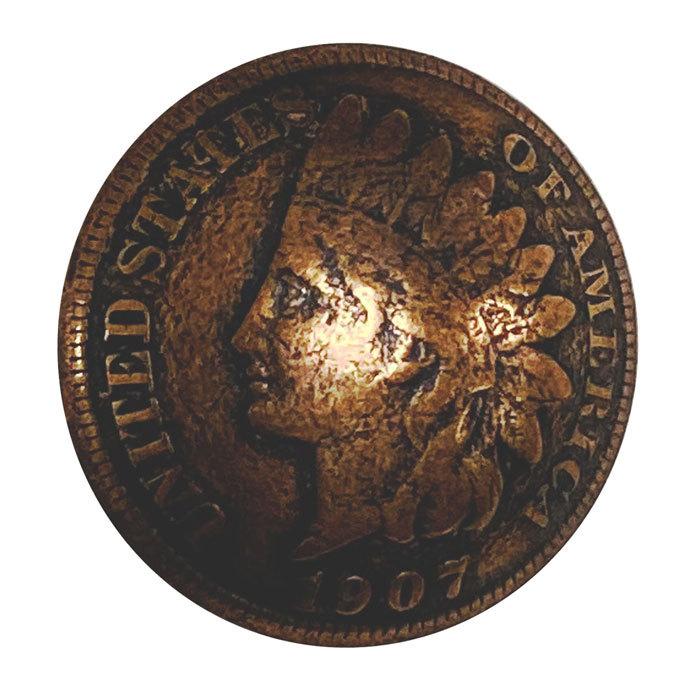 oohuhu インディアンヘッドコンチョ 6個 Indian head oohuhu