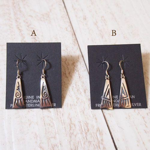 INDIAN JEWELRY】 インディアン ジュエリー HOPI ホピ オーバーレイ