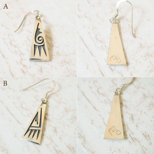 INDIAN JEWELRY】 インディアン ジュエリー HOPI ホピ オーバーレイ