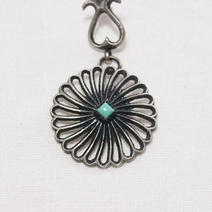 インディアンジュエリー ナバホ サンドキャスト フラワーモチーフ