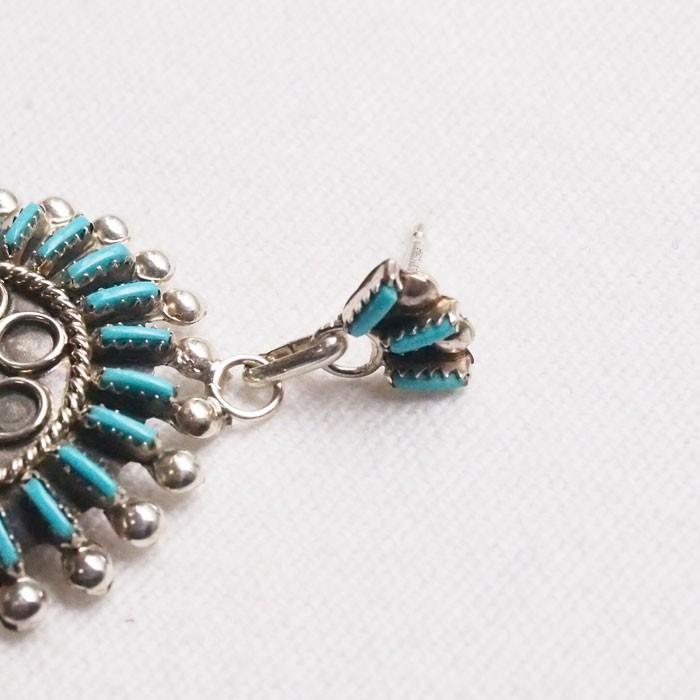 Indian Jewelry シルバー　ターコイズ　コーラル　ピアス wild-hearts_se4178