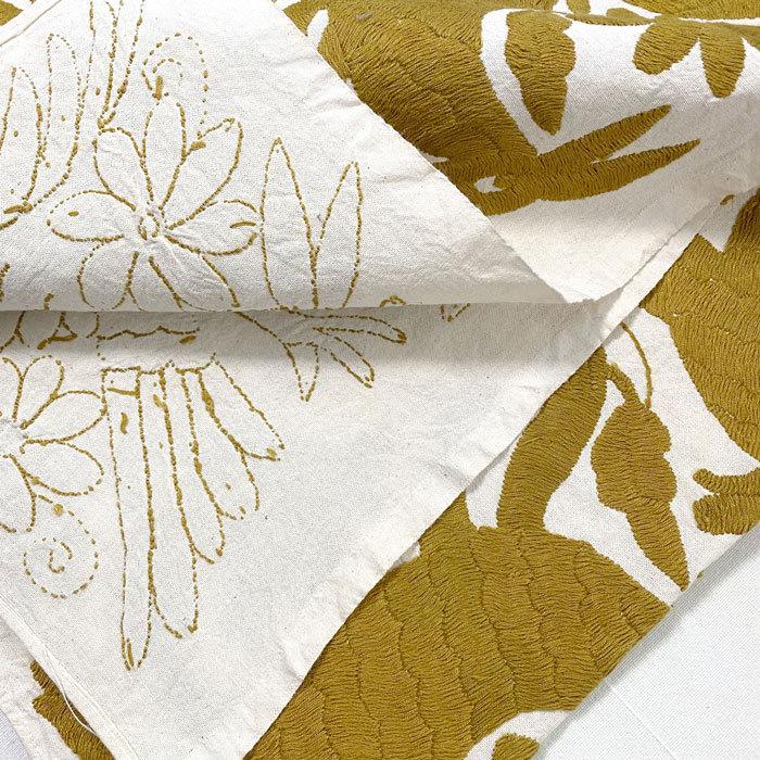 MEXICAN OTOMI HANDEMBROIDERED オトミ刺繍 テーブルクロス 190×41.5