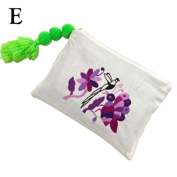 OTOMI HANDEMBROIDERED POUCH BAG オトミ刺繍 ポーチ 6種類 : NAVIE