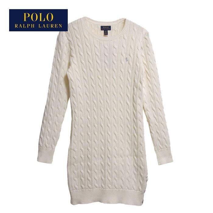 ラルフローレン ポロ キッズ ガールズ ポニーワンポイント ニットワンピース クリーム Polo Ralph Lauren Kid S Girls Prk Op 056 Navie 通販 Yahoo ショッピング