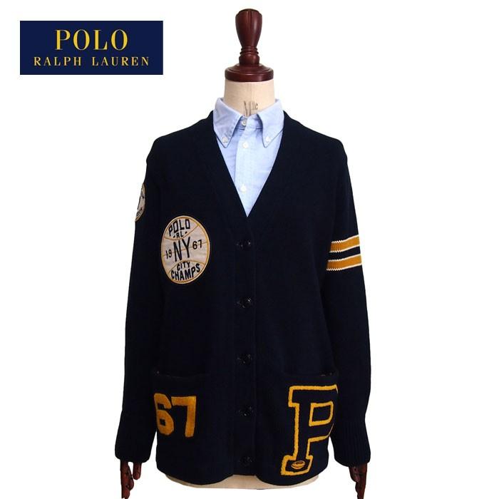 ラルフローレン ポロ レディース コットンニット ロゴワッペン カーディガン ネイビー Polo Ralph Lauren Rlw Hk 168 Navie 通販 Yahoo ショッピング