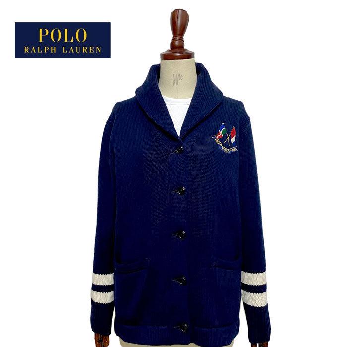 ポロ ラルフローレン レディース フラッグ エンブレム ショールカラー カーディガンpolo Ralph Lauren Shawl Collar Knit Cardigan Rlw Hk 185 Navie 通販 Yahoo ショッピング
