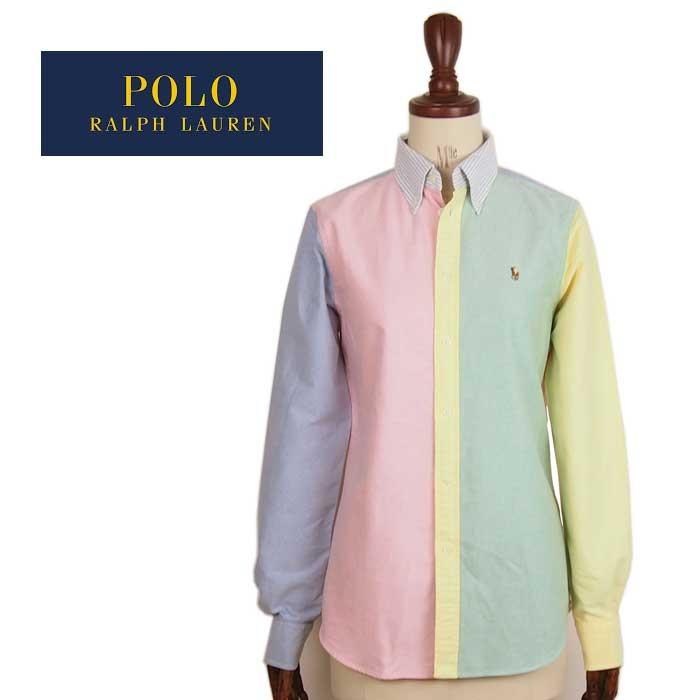 メール便0円配送可 ラルフローレン レディース カスタムフィット オックスフォード ボタンダウン シャツ マルチ Ralph Lauren Oxford Shirts Custom Fit Rlw Ls 113 Navie 通販 Yahoo ショッピング