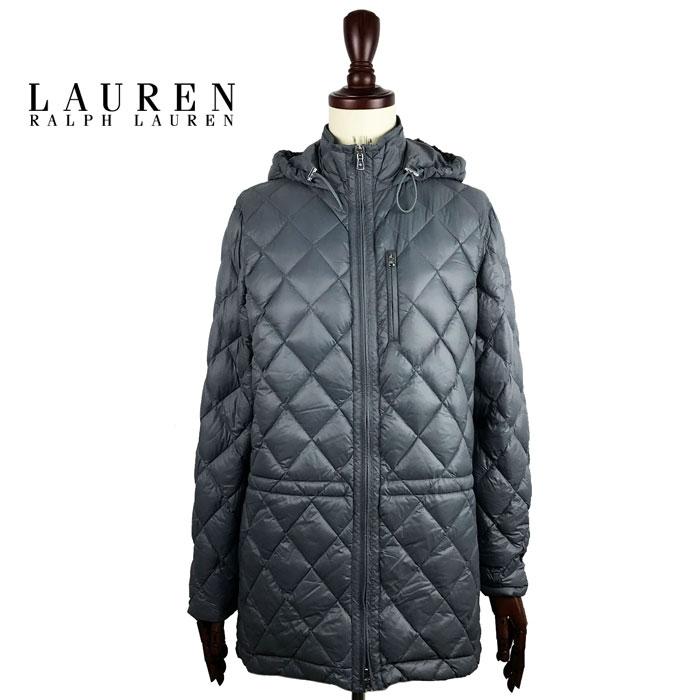 ラルフローレン ローレン レディース フード付き ダウン ジャケット コート グレーlauren By Ralph Lauren 種類豊富な品揃え