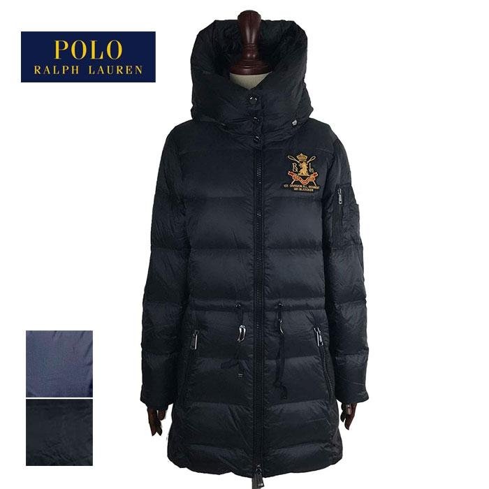 ポロ ラルフローレン レディース フード付き エンブレム ダウンジャケット コート Polo Ralph Lauren Down Coat Rlw O 202 Navie 通販 Yahoo ショッピング