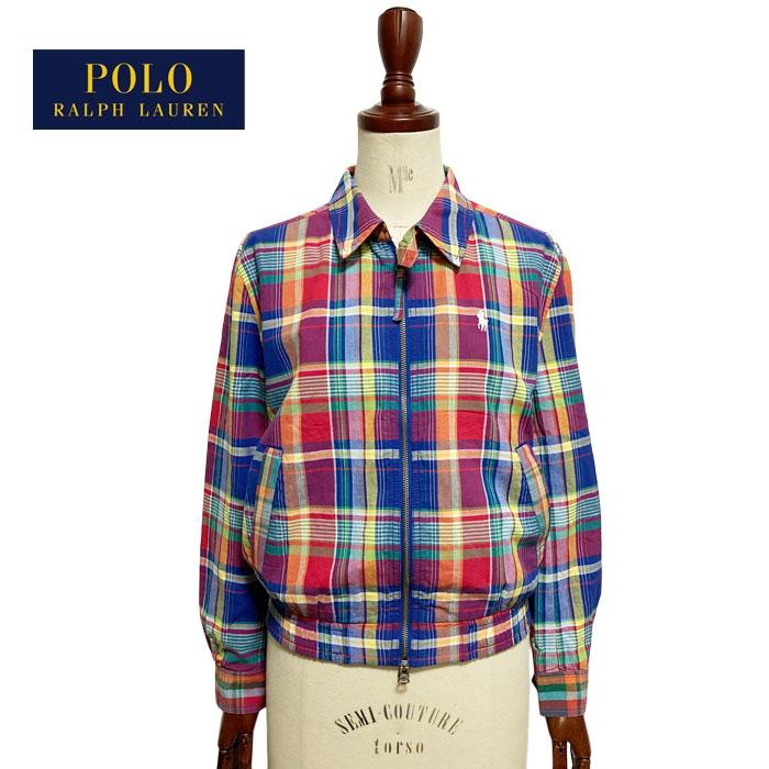 ポロ ラルフローレン レディース マドラスチェック リバーシブル コットン スウィングトップ ジャケットPOLO Ralph Lauren  Madras Check Reversible DrizzlerJK :RLW-O-231:NAVIE - 通販 - Yahoo!ショッピング