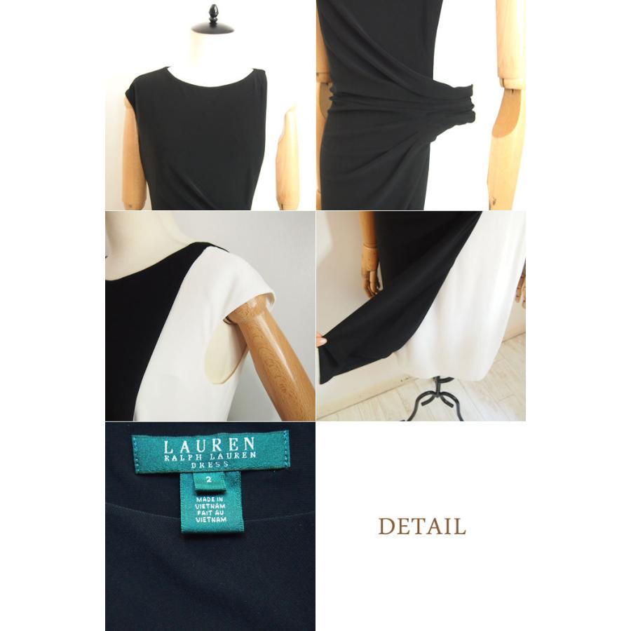 難あり アウトレット ラルフローレン ローレン ストレッチ バイカラー ギャザー ワンピース Rlw Op 178 Out1 Navie 通販 Yahoo ショッピング