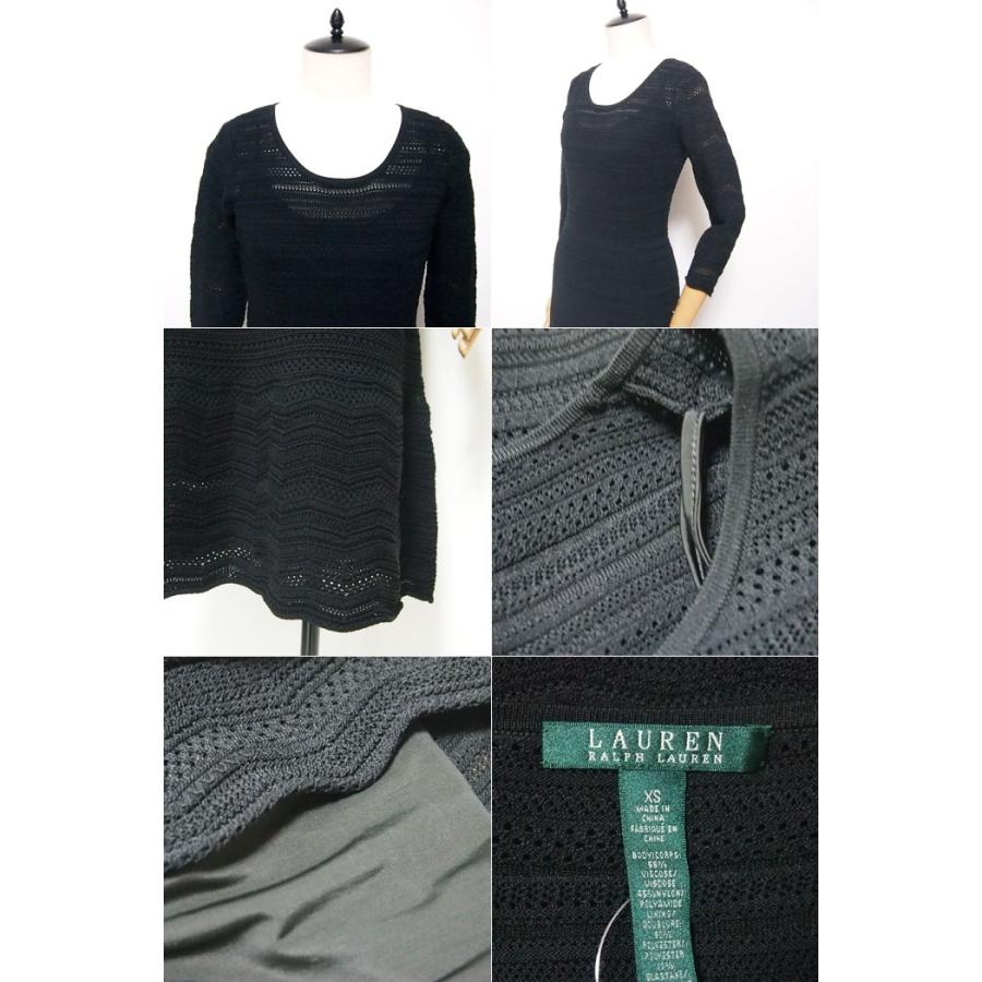 送料無料 ラルフローレン ローレン レディース レース編み ニット ワンピース ブラックlauren By Ralph Lauren Dress 海外正規品 Ihmc21 Com