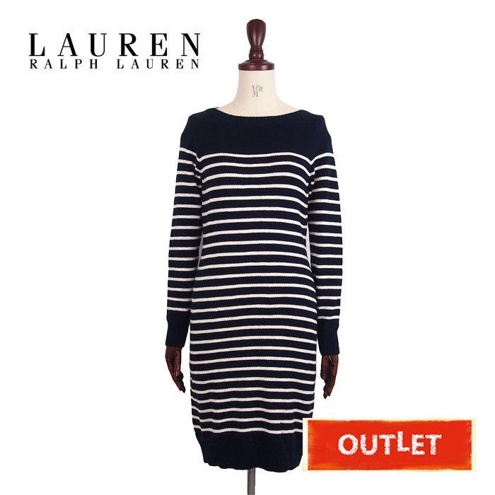 難あり アウトレット 送料無料 ラルフローレン ローレン レディース ボーダー コットン ニット ワンピース Rlw Op 235 Out1 Navie 通販 Yahoo ショッピング