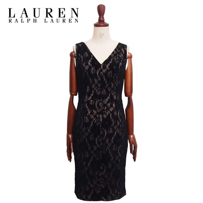 ラルフローレン ローレン レディース ベロア レース ノースリーブ ドレス ワンピース/ブラック　LAUREN Ralph Lauren Dress  :RLW-OP-302:NAVIE - 通販 - Yahoo!ショッピング