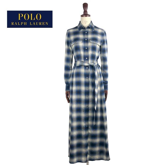 ラルフローレン ポロ レディース チェック マキシ丈 ワンピース Blue Plaid Polo Ralph Lauren Plaid Maxi Shirts Dress Rlw Op 319 Navie 通販 Yahoo ショッピング