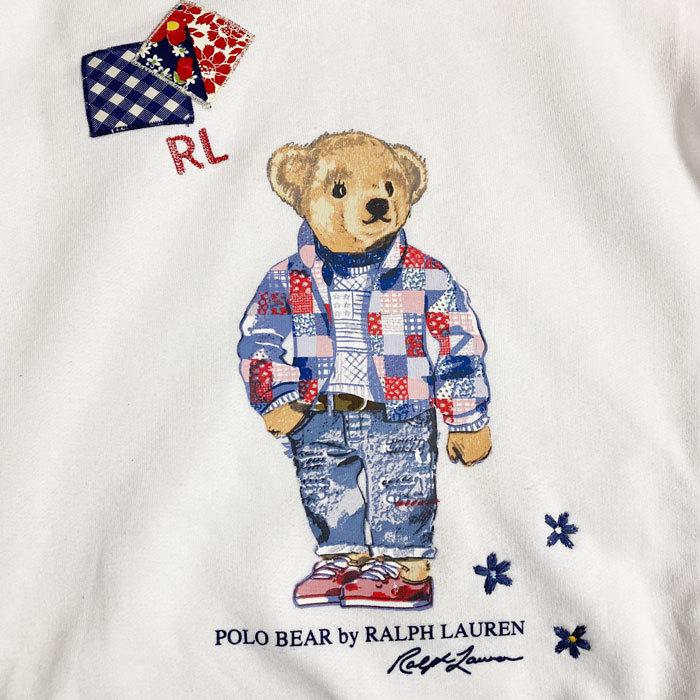 ポロ ラルフローレン レディース パッチワーク ポロベアー プル
