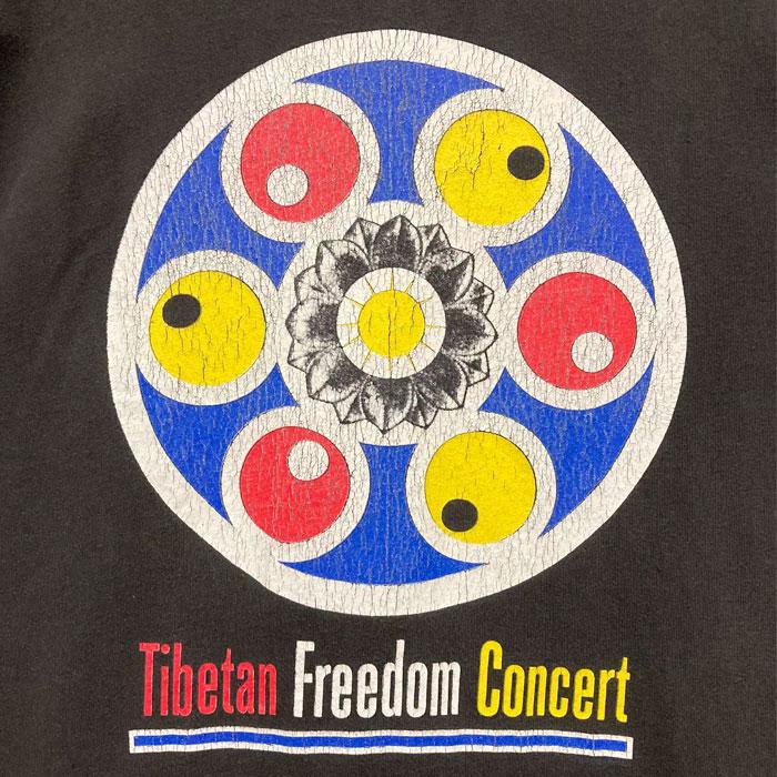USED 90's TIBETAN FREEDOM CONCERT T-SHIRTS Made in USA