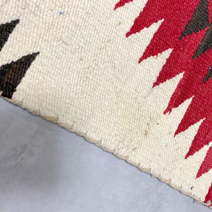 ナバホ ラグ Navajoヴィンテージvintage 40s OLD NAVAJO HANDWOVEN TRIPLE CHEVRON DESIGH WOOL RUG 78×155