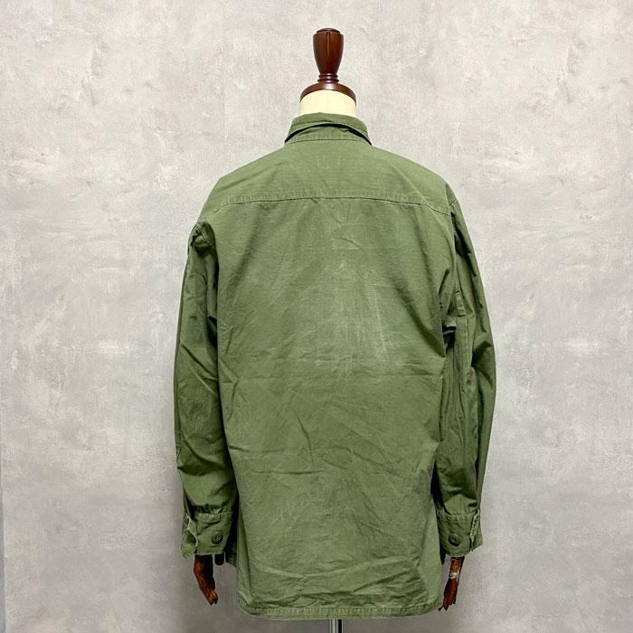 60s US ARMY 5th Jungle Fatigue Military Jacket Rip Stop
