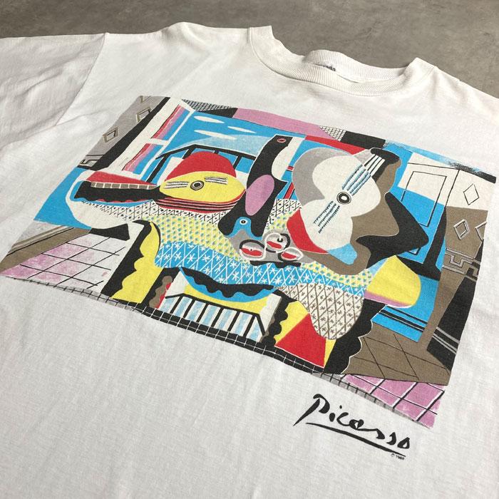 90's Pablo Picasso Mandolin and Guitar' T-Shirts  90年代　パブロ ピカソ 「マンドリンとギター」 Tシャツ｜navie｜02