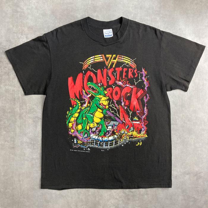 80's VAN HALEN Monsters of Rock T-shirts Made in USA/L 80年代