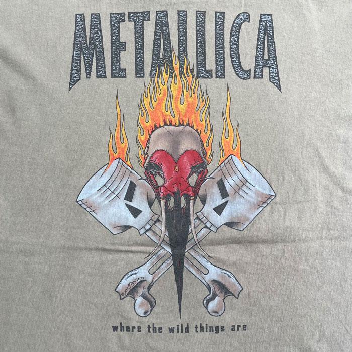 90's Metalica Pushead T-Shirts Made in USA/XL 90年代 メタリカ