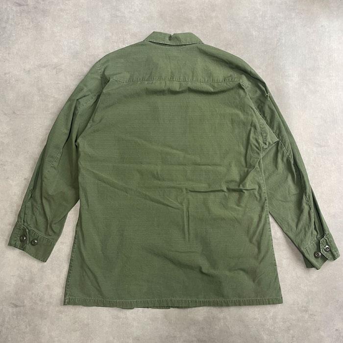 60s US ARMY 4th Jungle Fatigue Military Jacket/Medium-Regular 60