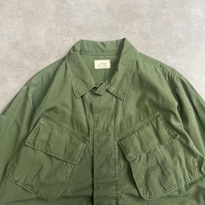 ジャケット・アウター 60s usarmy jungle fatigue jacket 60s US ARMY JUNGLE FATIGUE JACKET 4th SIZE M REGULAR - MATIN