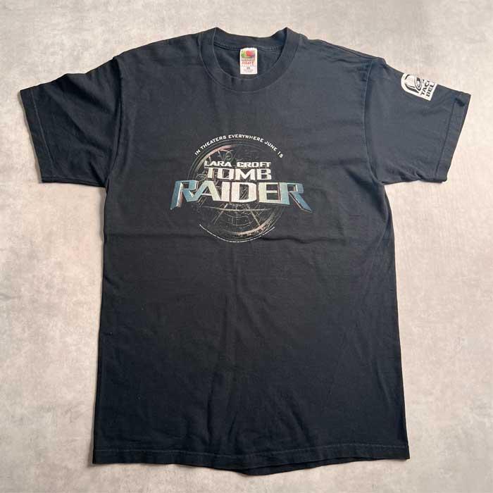 ヴィンテージ トゥームレイダー 公式ララ・クロフト 映画プロモ 90sTシャツ 00's LARA CROFT TOMB RAIDER TACO BELL PROMO MOVIE T-Shirts