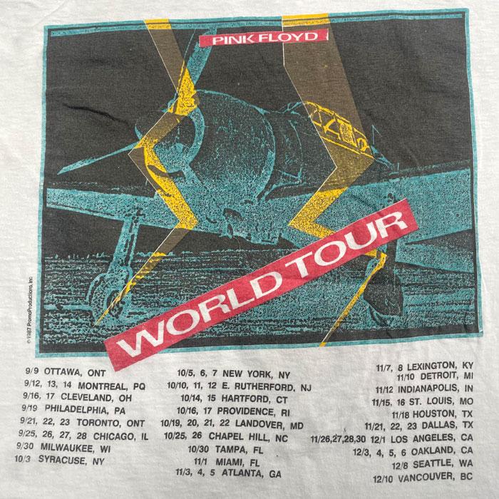 80's PINK FLOYD World Tour T-Shirt 80年代 ピンク フロイド ツアー T