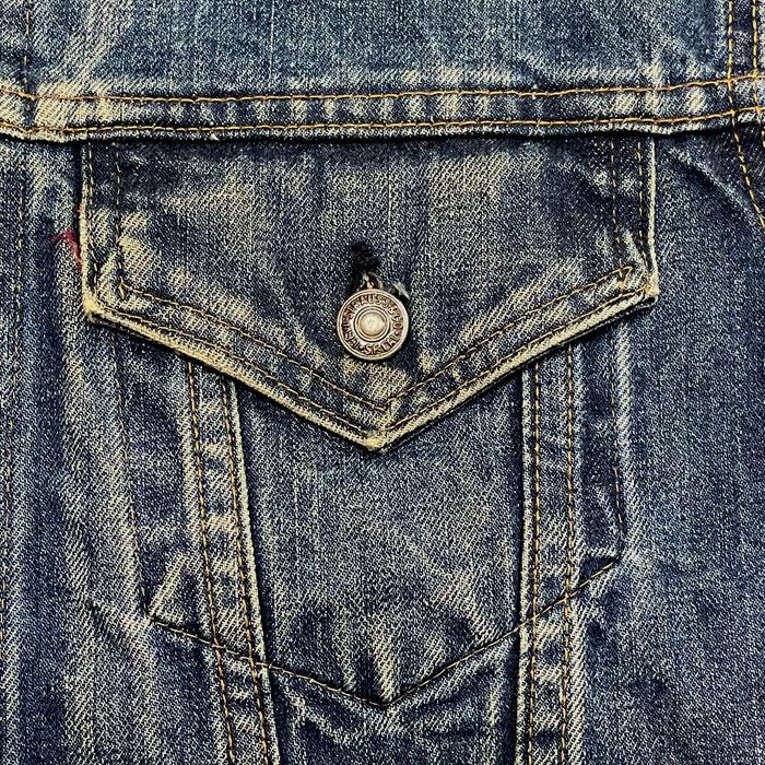 【バク】Levi's 70's 70505 small e 70's Levi's 70505 スモールe デニムジャケット 良雰囲気 実寸